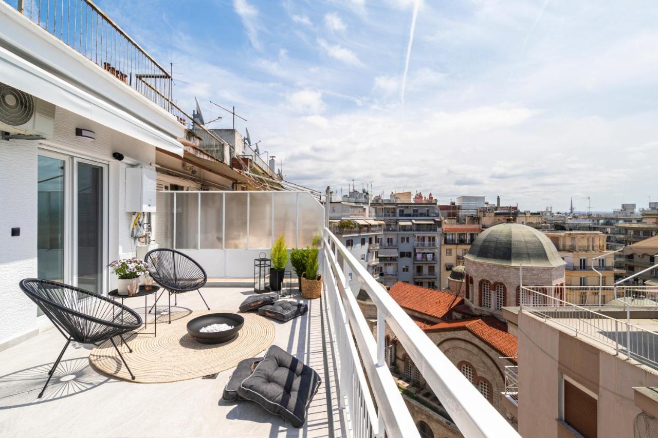 Ares Penthouse Apartman Szaloniki Kültér fotó