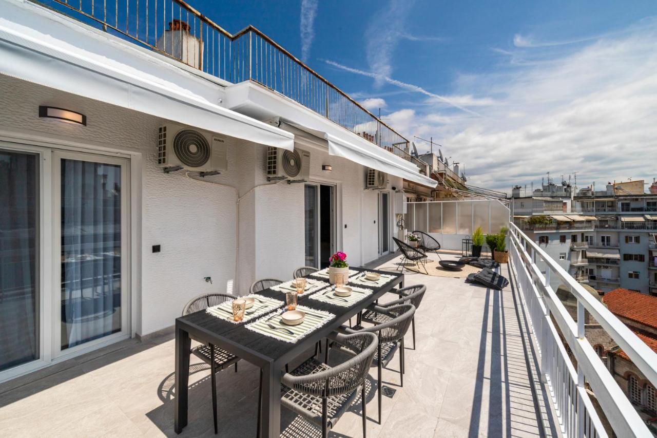 Ares Penthouse Apartman Szaloniki Kültér fotó